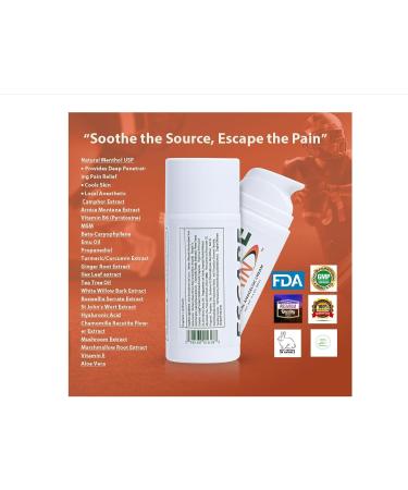 Pain Relief Cream for Joint & Muscle Soreness - Powerful Inflammation Rub for Arthritis & Sports Pain Non-Greasy 3.4 oz - Buy Online on GoSupps.com