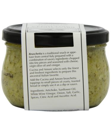 Cucina & Amore Artichoke Bruschetta 7.9oz (Pack of 6) - Delicious Mediterranean Flavor - Buy Online on GoSupps.com