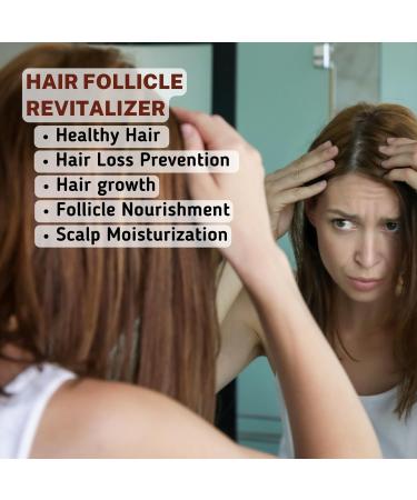 Hair Revitalizer - Ayurvedic Hair Growth Remedy | Fall Protection Nourishment & Moisturization | 10 Potent Oils | All Hair Types - 1 Fl. Oz - Buy Online on GoSupps.com