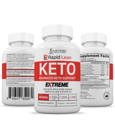 (5 Pack) Rapid Lean Keto ACV Extreme Pills 1675MG Keto Support Blend Capsule Alternative to Keto ACV Gummies Formulated Apple Cider Vinegar Extra Virgin Olive Oil Powder Green Tea Leaf 300 Capsules - Buy Online on GoSupps.com