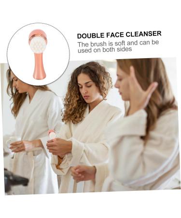 DOITOOL Silicone Face Brush Floral Scrunchies Skincare Tool Body Face Brush Cleanser Silicone Cleaning Brush Pore Cleaner Tool Manual Face Cleanser Brush Blackhead Facial Cleanser Pores 13x4.5cm Golden - Buy Online on GoSupps.com