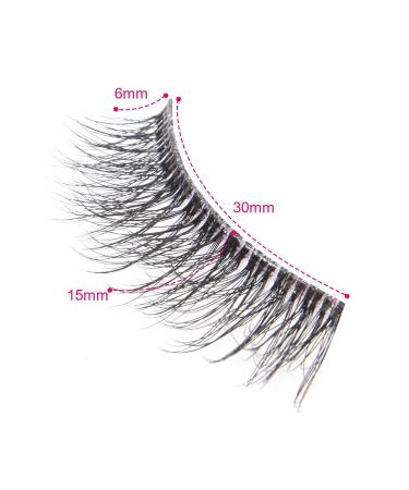 Dyafin 3D Eyelash Set - 4 Pairs of Natural Reusable Handmade Fake Lashes for Gorgeous Eyes - Buy Online on GoSupps.com