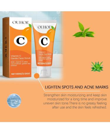 Gentle Facial Cleanser - Nourishing Skin Deep Pore Cleansing Brightening & Exfoliating Face Wash For All Skin Types(1PCS) - Buy Online on GoSupps.com