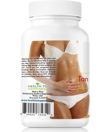 Tan Optimizer Plus+ | Tanning & Skin Health Supplement | Beta Carotene L-Tyrosine Collagen & Vitamins | Immune & Antioxidant Support | 30 Count - Buy Online on GoSupps.com