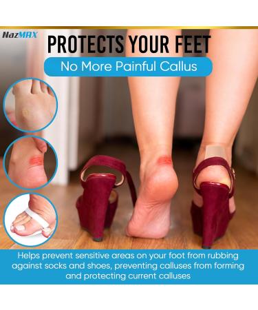 U-Shaped Felt Callus Pads (48 Pack) | Self-Stick Foot Cushions for Pain Relief | Protect Against Rubbing & Reduce Discomfort - Buy Online on GoSupps.com
