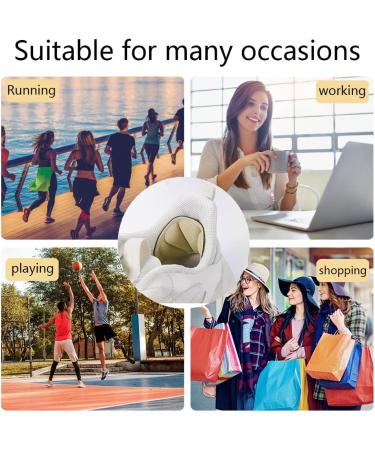 2 Pairs of Heel Cushions - Self-Adhesive Heel Protection for Large Shoes | Comfort for Sneakers (Beige & Black) - Buy Online on GoSupps.com