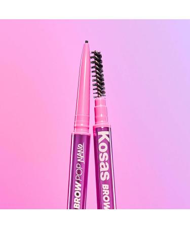Kosas Brow Pop Nano Ultra-Fine Detailing Pencil - Brown Black | Precision Eyebrow Pencil | Free International Shipping - Buy Online on GoSupps.com
