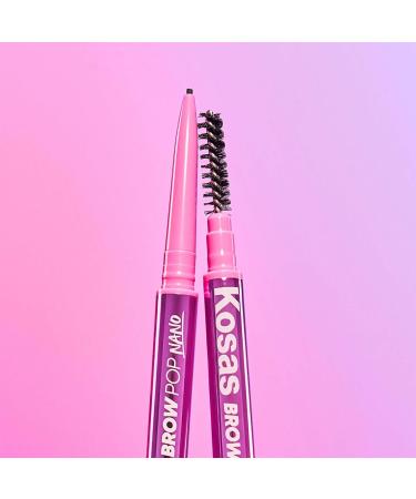 Kosas Brow Pop Nano Ultra-Fine Detailing Pencil - Medium Brown | Precision Eyebrow Pencil for Perfect Shaping | Shop Now - Buy Online on GoSupps.com
