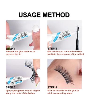 Black Eyelash Glue Duo Pack - 7g x 2 | Express Drying, Waterproof & Long-Lasting Lash Adhesive for Individual and DIY Eyelash Extensions - Buy Online on GoSupps.com