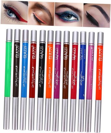 DOITOOL 24 Pcs 1 Set Shadow Set Eyeshadow Eyeliner Kit Waterproof Eyeliners Bushing Telescopic 1 count (Pack of 1) Colorfulx2pcs - Buy Online on GoSupps.com