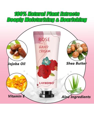 30 Pack Natural Plant Fragrance Hand Cream Gifts Set for Women - Moisturizing Travel Size Lotion with Shea Butter for Dry Cracked Hands - Perfect Mother's Day Gift - Buy Online on GoSupps.com
