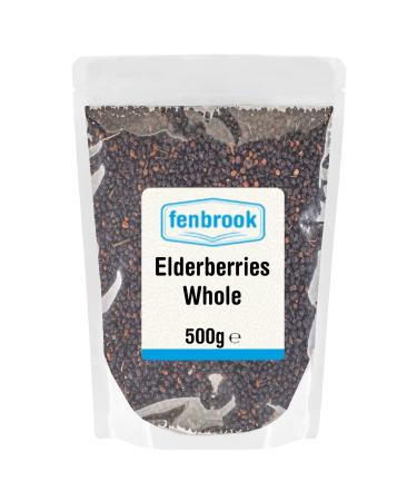 Elderberries Whole 500g by Fenbrook