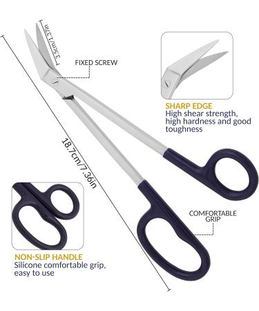 Extra Long Toe Nail Scissor Clippers & File Set for Thick Nails - Ideal for Arthritis, Manicure, Pedicure, Chiropody - 7-7.5 inches - For Elderly Men and Women - Buy Online on GoSupps.com