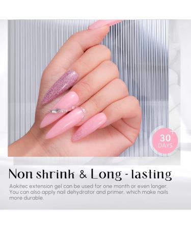 60ml Extension Poly Nail Gel - Quick Building UV Gel for Nail Enhancement and Manicure - Pink Color for Salon and DIY Nail Art - Buy Online on GoSupps.com