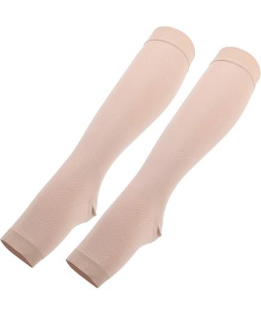 Keenso High Compression Open Toe Stockings for Varicose Veins Surgery - Mid Tube Size (S) | International Shipping Available - Buy Online on GoSupps.com