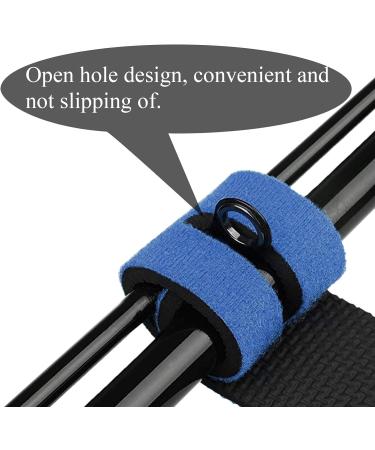 PHINGEER Fishing Rod Belt 6 Pack - Velcro Spinning Rod Holders | Fishing Accessories in Blue for Easy Transport - Buy Online on GoSupps.com