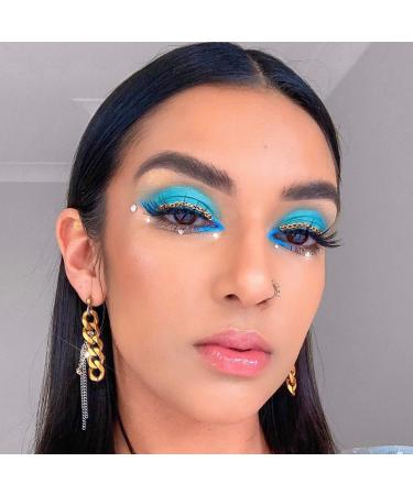 Moon Stars Face Gems Jewels - Crystal Rhinestones for Rave Party & Festival Makeup - Temporary Tattoos for Women - Buy Online on GoSupps.com