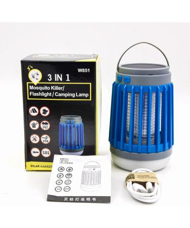 Outdoor Waterproof USB Solar LED Electric Mosquito Killing lamp Charging Lighting Mosquito Catcher Household Silent Mosquito Repellent Orange (withoutsolarenergy) - Buy Online on GoSupps.com