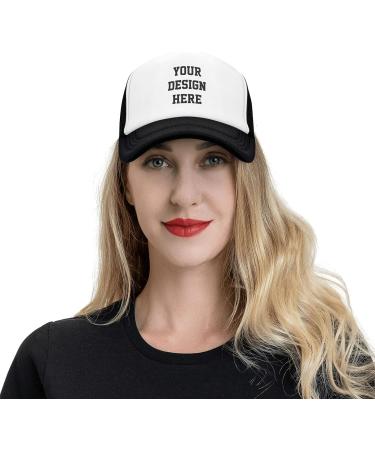 Custom Design Your Own Classic Black Trucker Hat - Men's & Women's (One Size) - Buy Online on GoSupps.com