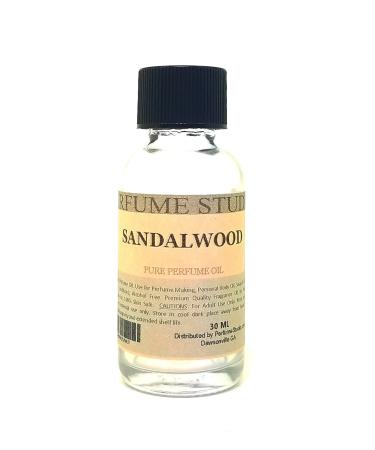 Perfume Studio 1oz Sandalwood Fragrance Oil Pure Concentrated Perfume Oil for Soap Candle Lotion Burner Diffuser Incense Making