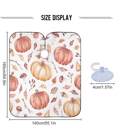 Kigai Halloween Pumpkins Barber Cape - Waterproof Hair Cutting Cape for Men & Women | Adjustable Snap Closure - Professional Salon Hairdressing Cape - Buy Online on GoSupps.com