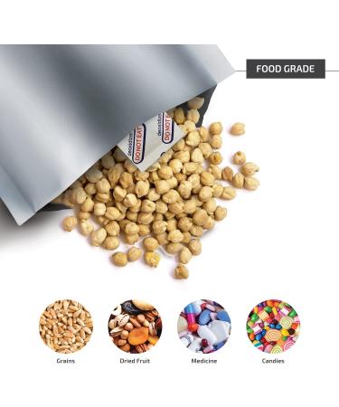 Buy Mylar Bags (5 MIL 38.1 x 33.9 cm) with 300 CC Oxygen Absorbers for Long-Term Food Storage - Bulk Options Available - Buy Online on GoSupps.com