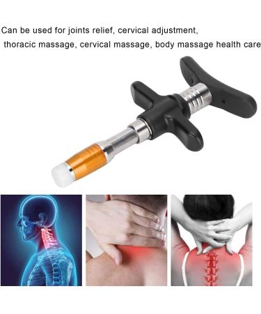 Portable Chiropractic Adjustment Tool - 10-Step Scoliosis Adjuster & Spine Massage Device for Muscle Relaxation (Gold) | International Shipping Available - Buy Online on GoSupps.com