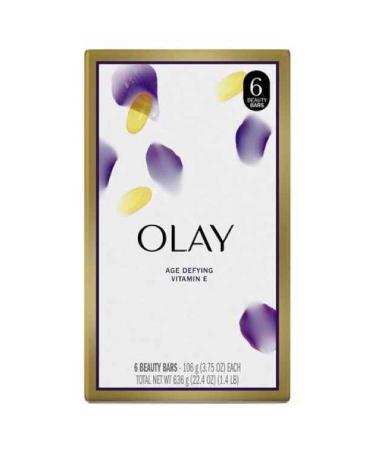 Olay Age Defying Moisturize Outlast Beauty Bar Soap with Vitamin E - 2 Pack, 12 Bars - Buy Online on GoSupps.com