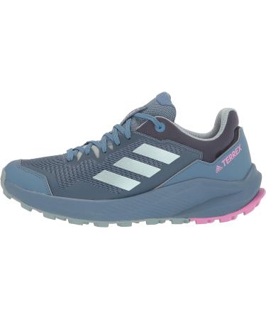 adidas Women's Terrex Trailrider Trail Running Shoe - Wonder Steel/Magic Grey/Pulse Lilac - Size 9 - Buy Online on GoSupps.com