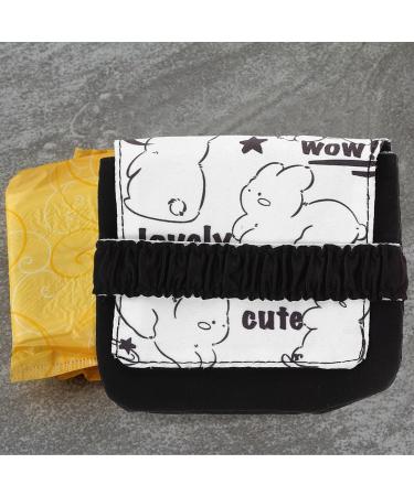 Minkissy 2-Pack Rabbit Napkin Bags for Women | Portable Upcycled Storage Solution | Stylish Toolkit for Organizing - Buy Online on GoSupps.com