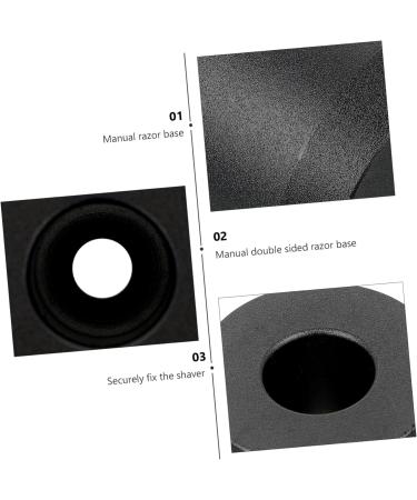 Beaupretty 2 StK Razor Base Stand - Men's Razor & Brush Holder Aluminum Alloy Storage Solution - Buy Online on GoSupps.com