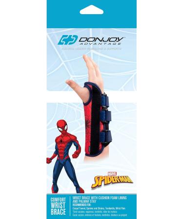 Buy DonJoy Advantage Comfort Wrist Brace for Kids - Spider-Man X-Small - Support for Sprains Tendonitis & Carpal Tunnel - International Shipping Available - Buy Online on GoSupps.com