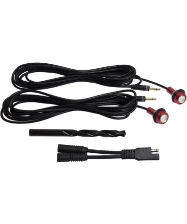 Yak-Power 2-Piece Super Bright LED Button Light Kit in Red - Buy Online on GoSupps.com