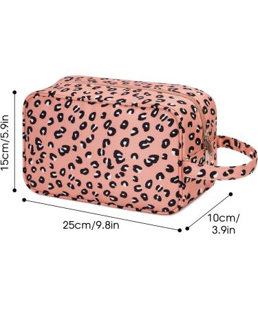 Leopard Travel Toiletry Wash Bag for Men and Women - Dopp Kit Shaving Bag for Toiletries Accessories - Buy Online on GoSupps.com