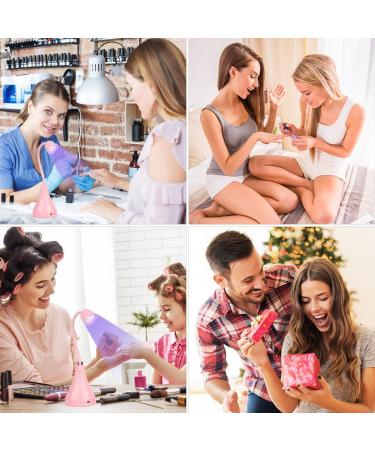 Portable Mini UV LED Nail Lamp | Hands-Free Quick Gel Nail Dryer | Salon-Quality Manicure at Home | Pink - Buy Online on GoSupps.com