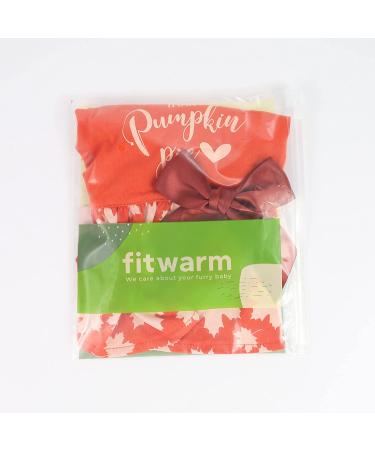 Fitwarm Holiday Dog Dress for Small Dogs and Cats | Thanksgiving Halloween Christmas New Year Birthday Costume | 100% Cotton | X-Small - Buy Online on GoSupps.com