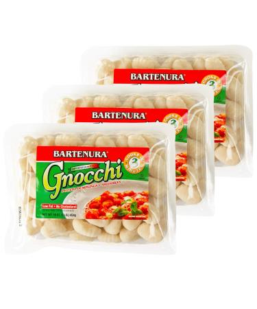 Bartenura Potato Gnocchi, Original 1LB (3 Pack) Made in Italy