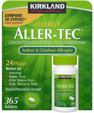 DIINGO Pill Case Box Bundle & Kirkland Signature Aller-Tec 365 Tablets - Best International Shipping Available - Buy Online on GoSupps.com