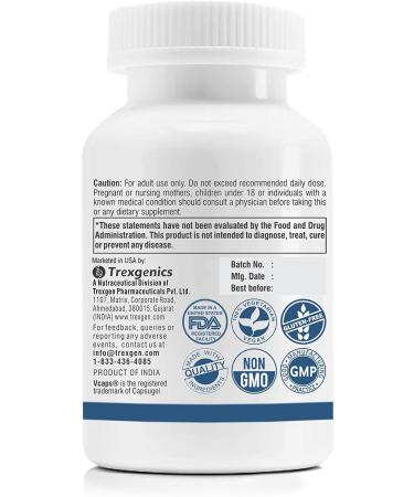 Trexgenics Red Clover 500mg - Vegan & Gluten Free Women's Health Support - 60 Vcaps - Buy Online on GoSupps.com