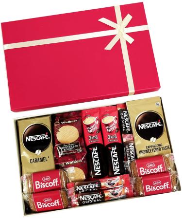 Premium Coffee Gift Hamper Set - Includes Instant Coffee, Biscoff Biscuits & More | Ideal Gift for Men & Women - Buy Online on GoSupps.com