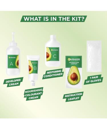 Garnier Nutrisse 6 Light Brown Permanent Hair Dye - Natural-Looking Color for All Hair Types - Buy Online on GoSupps.com