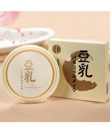Concealing and Setting Soy Milk Powder Long Lasting Oil Control Face Foundation Waterproof Anti-Sweat Foundation Soy Milk Powder Foundation F - Buy Online on GoSupps.com