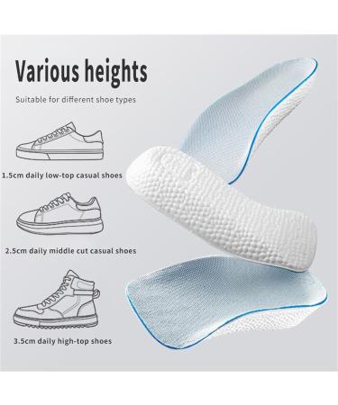 High Pads 2.0 - Orthopedic Height Insoles for Men | Elevate Comfort & Style | 1.5cm (0.59in) - Black - Buy Online on GoSupps.com
