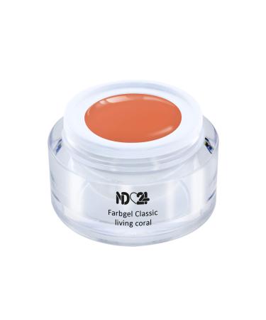 Uv Led Color Gel - Gel Classic Living Coral - Pink - Studio Quality - Made in Germany - 5ml