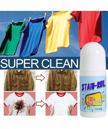Emergency Stain Remover Roller-ball Cleaner Magic Stain Remover Rolling Bead Portable No-Wash Instant Stain Remover Pen Clothes Stain Remover-Roll Bead Design (1 PC) - Buy Online on GoSupps.com