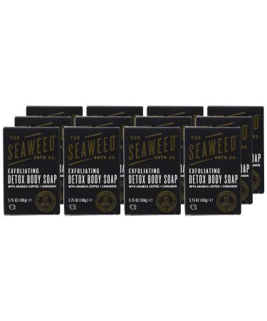 Buy The Seaweed Bath Co. Exfoliating Detox Body Soap - Arabica Coffee & Cinnamon (Pack of 3) | International Shipping Available - Buy Online on GoSupps.com
