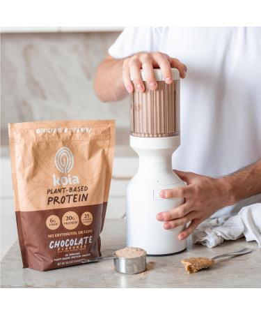 Koia Plant Based Protein Powder, Chocolate, 20g Protein, 3g Sugar, 6g Prebiotic Fiber, Pre & Post Workout, 21 Vitamins & Minerals, No Seed Oils, Dairy-Free, Gluten-Free, Non-GMO, 20 Servings, 28.2 Oz - Buy Online on GoSupps.com
