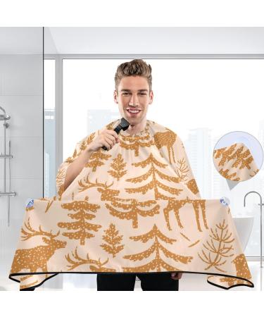 Waterproof Barber Cape with Cartoon Forest Animals - Unisex Hair Cutting Bib for Men & Women - Buy Online on GoSupps.com