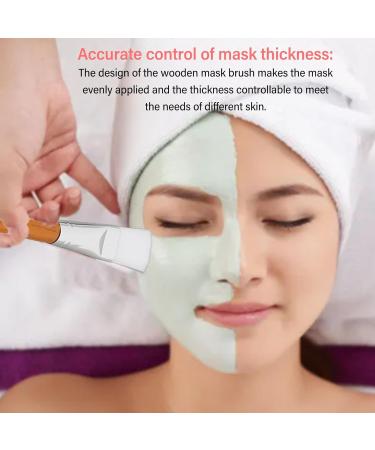 Face Mask Mixing Bowl Set Facemask Mixing Tool Set Mask Bowl Multifunctional Reusable Silicone Face Wooden Brush Set for Oils Moisturizers - Buy Online on GoSupps.com