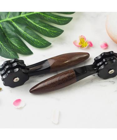 Buy Portable Sandalwood Massage Roller | Relieve Muscle Tension | Durable Wheel Stick International Shipping Available - Buy Online on GoSupps.com
